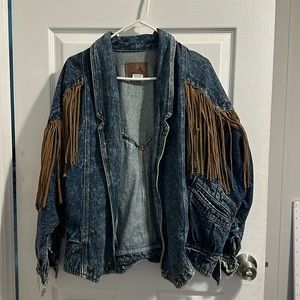 Fringe Denim Jacket